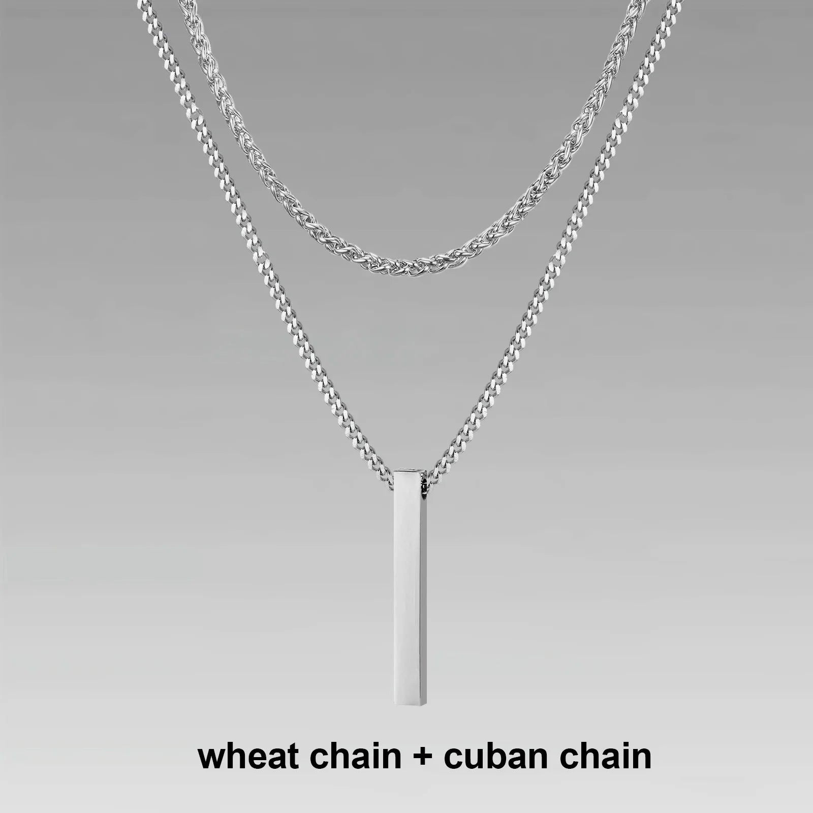 Colar Estilo Geométrico Masculino