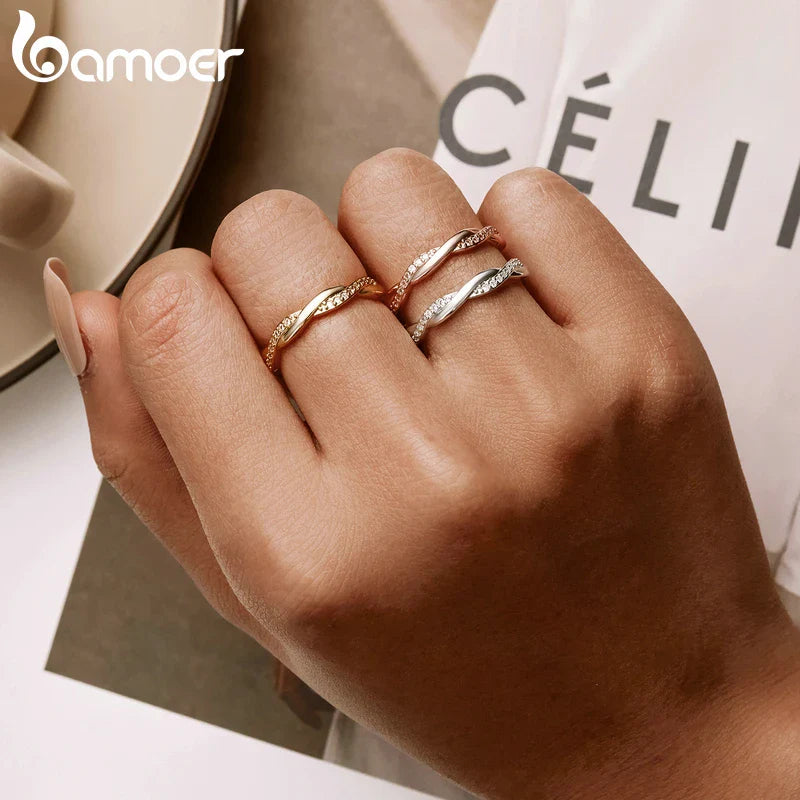 Anel BAMOER Eternal Twist