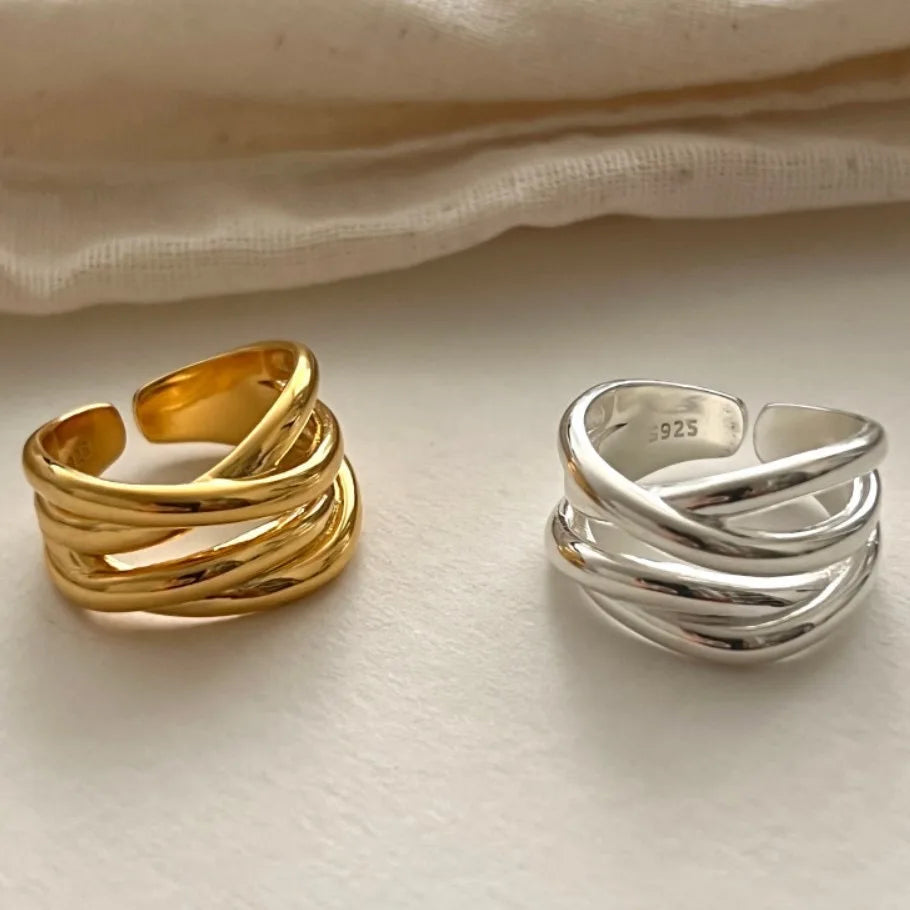 Anéis Vintage Ajustáveis - Elegância Atemporal