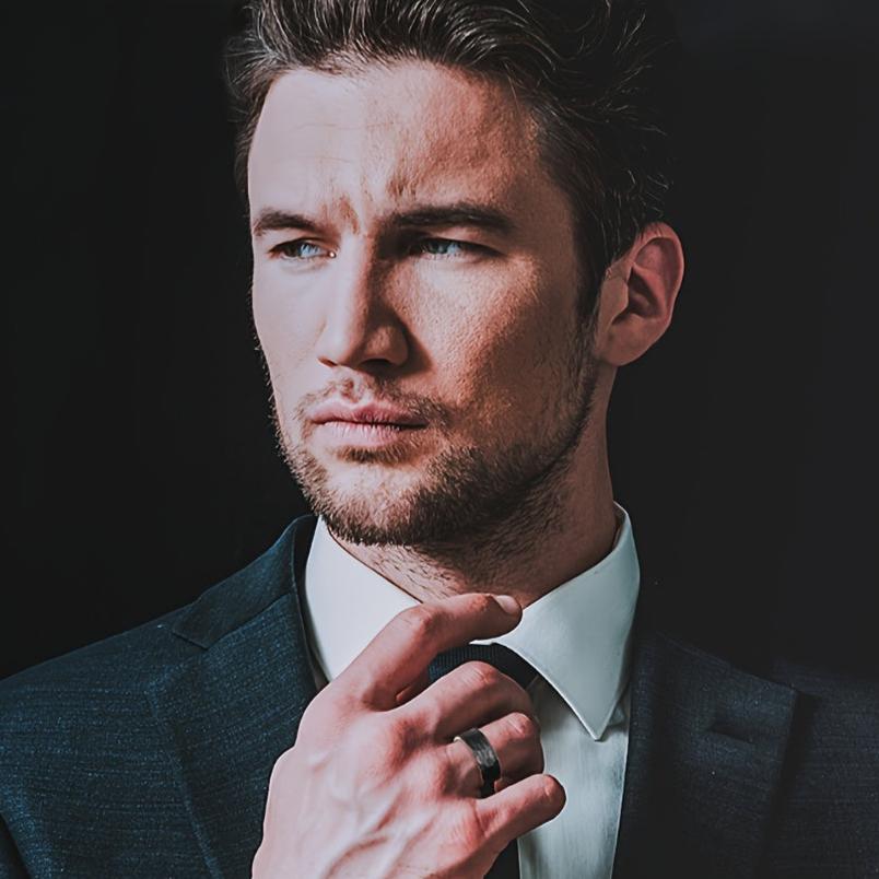 Anel Tungsten Barrel