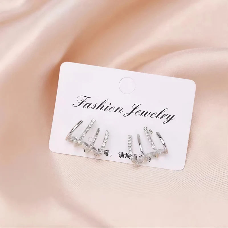 💎 GeoShine™ – Brincos Geométricos com Revestimento em Ouro/Prata e Zircônia