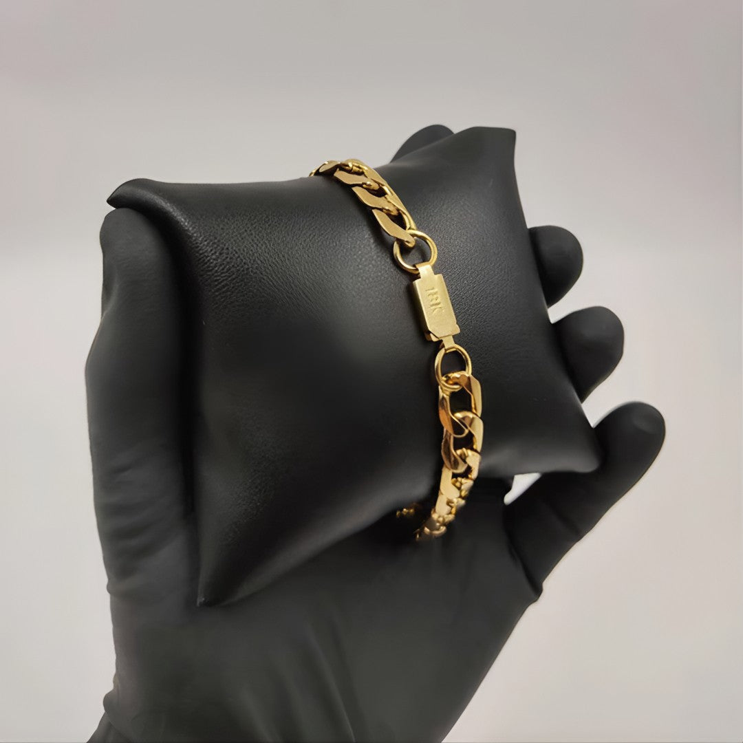 💎 GoldenKing™ – Corrente Masculina 10mm Banhada a Ouro 18K com Pulseira de Moeda Antiga