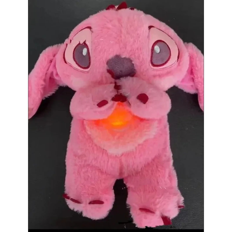 Pelúcia Kawaii Stitch com Luz e Música para Conforto e Diversão