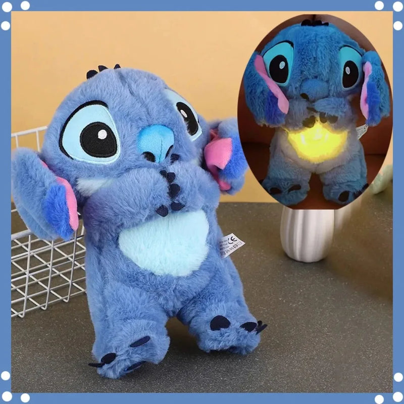 Pelúcia Kawaii Stitch com Luz e Música para Conforto e Diversão